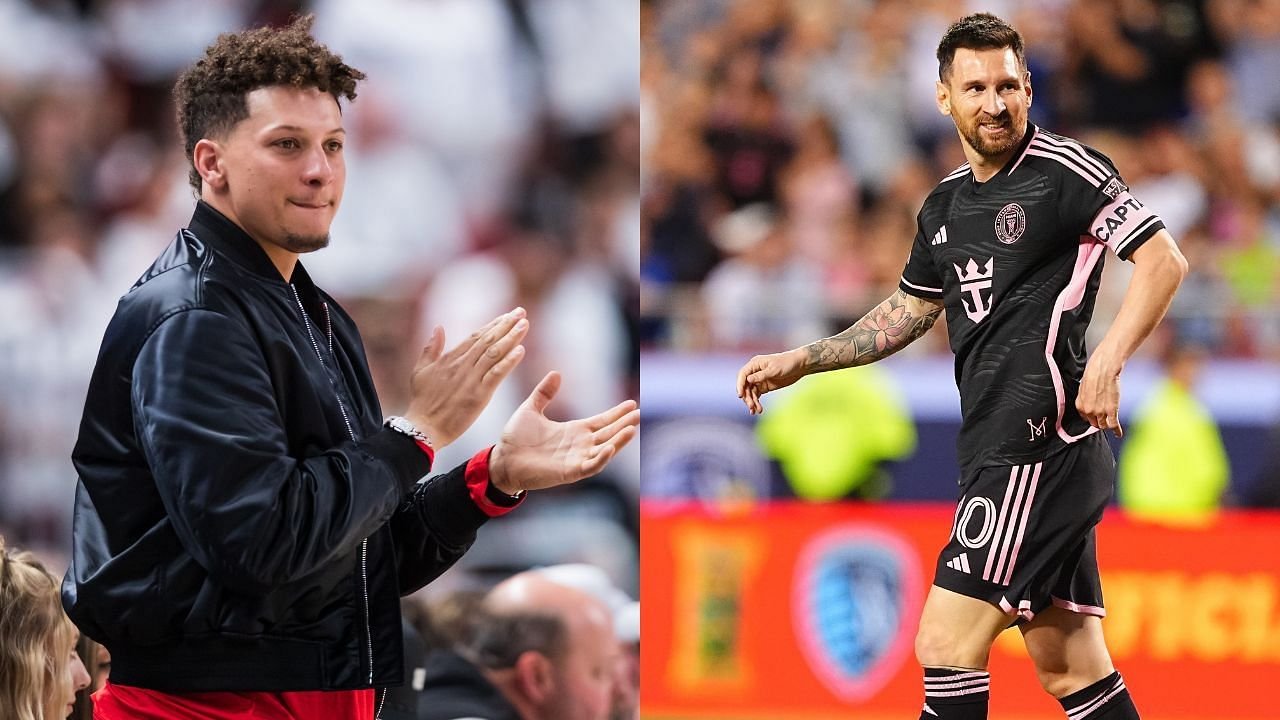 NFL fans react to Patrick Mahomes' viral interaction with Lionel Messi: "Messi doesn’t know who tf he is"
