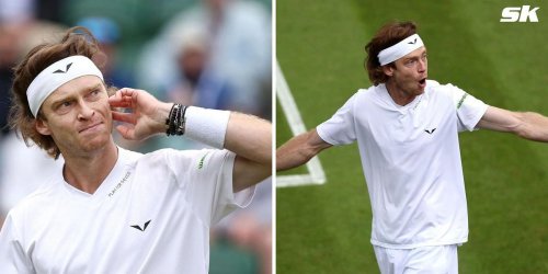 "Is ATP waiting for something horrific to happen?"; "Sick of Andrey Rublev": Fans aghast as Russian continues self-harming behavior during Wimbledon 2024 1R loss