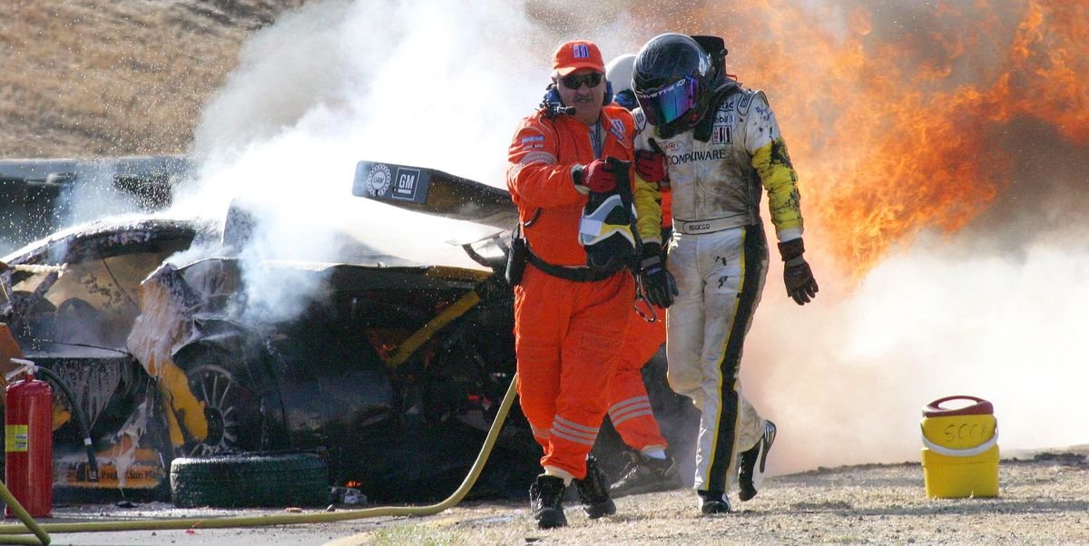 How Pro Race Car Drivers Escape Their Cars When Disaster Strikes