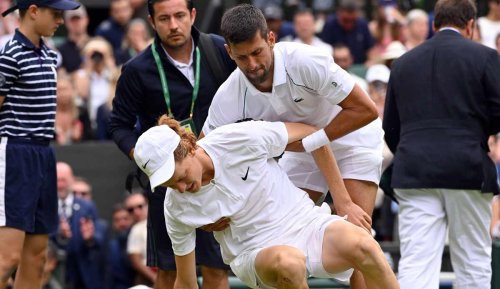 Wimbledon: Novak Djokovic wendet in Fünf-Satz-Krimi Viertelfinal-Aus ab - Drama um Jannik Sinner