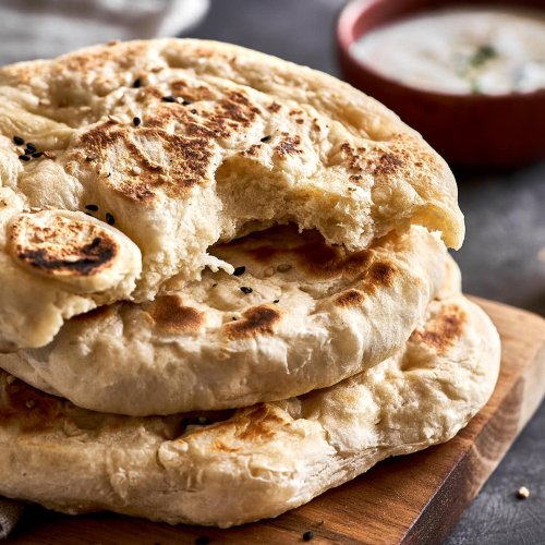 Fladenbrot ohne Hefe | schnelles Brot aus der Pfanne