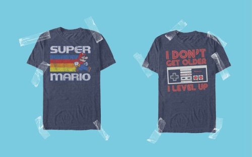 These Hilarious Nintendo T-Shirts Are Perfect for Nostalgic Nerds (And They’re 50% Off)
