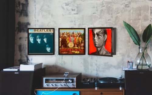 These Floating Display Shelves Are Must-Haves for Vinyl Lovers