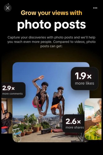 TikTok Wants Creators To Post Photos Now