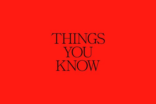 Things You Know