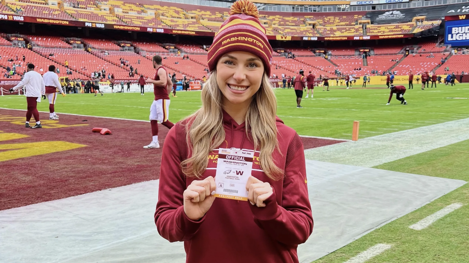 The Washington Commanders Hire Influencer Katie Feeney As Their First-Ever Social Media Correspondent