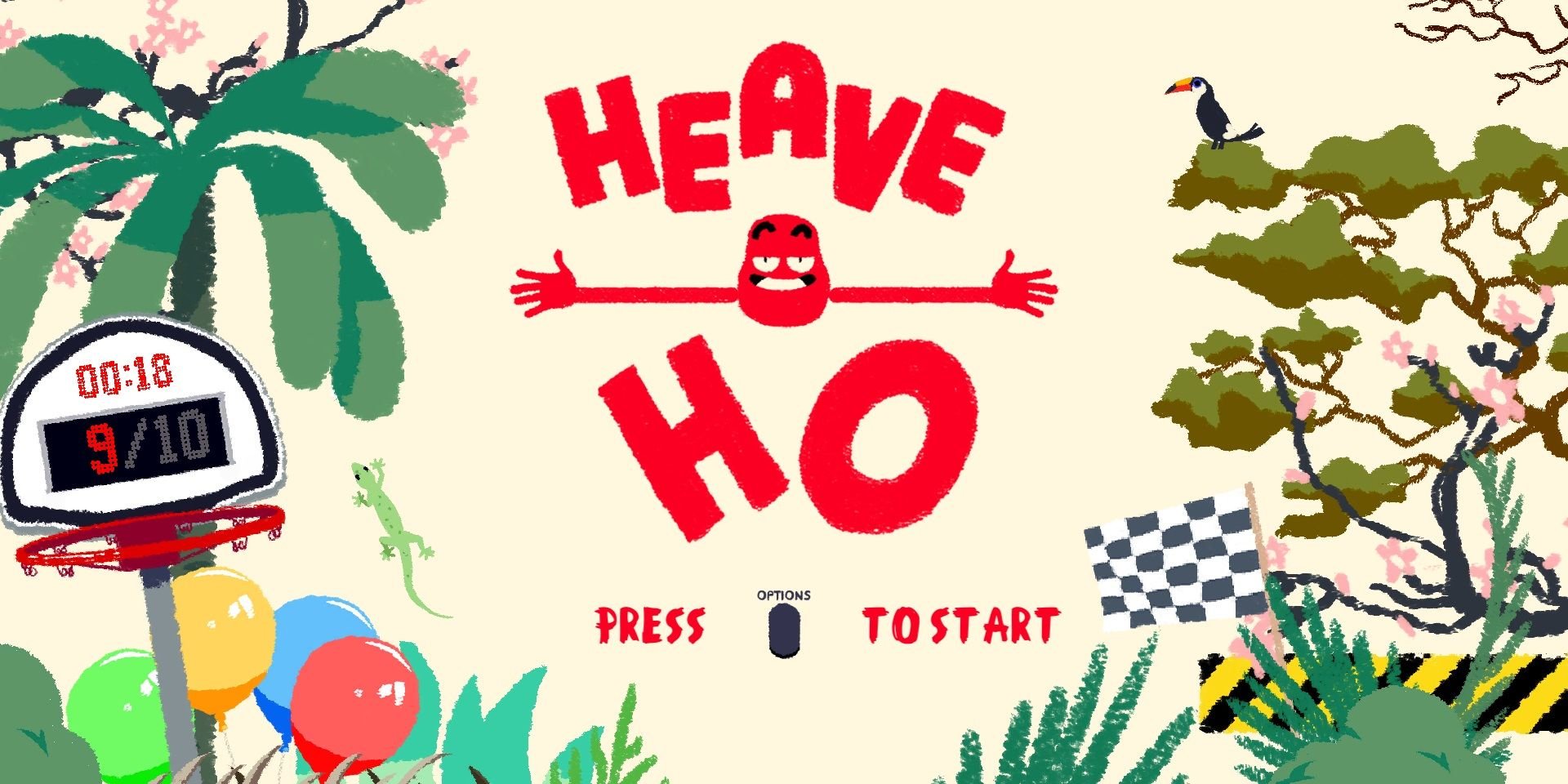 "Heave Ho": Up to four players, one simple goal – don’t fall to your death!