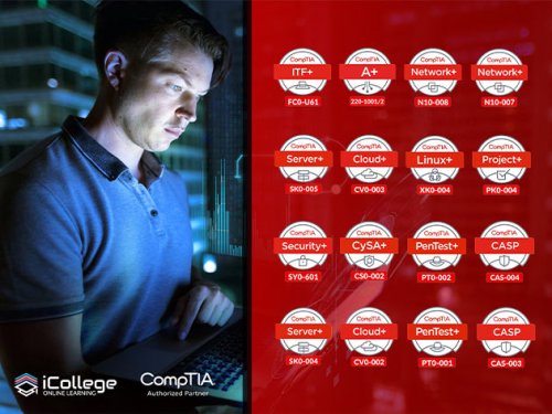Build Your Reputation as a Certified CompTIA Professional w/ 15 Expert-Led Prep Courses on IT Basics, Networks, Cloud, Security, & More