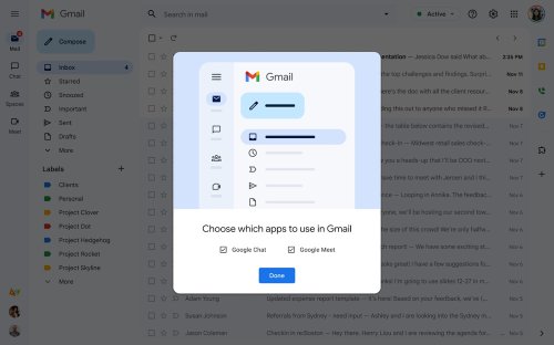 Gmail: Neues Design wird zum Standard