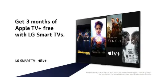 LG: Smart-TV-Besitzer erhalten 3 Monate Apple TV+ gratis (Modelle ab 2016)
