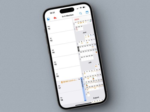 „Wochenplan Kalender“ für iOS: Termine im Blick