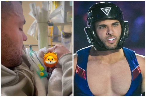 Gladiators star Steel shares update following death of son Leo born prematurely