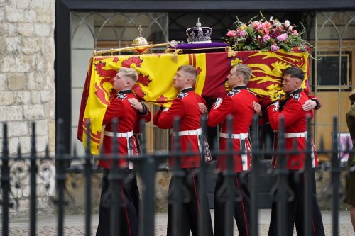 Queen’s pallbearers awarded Royal Victorian Medal for service during funeral
