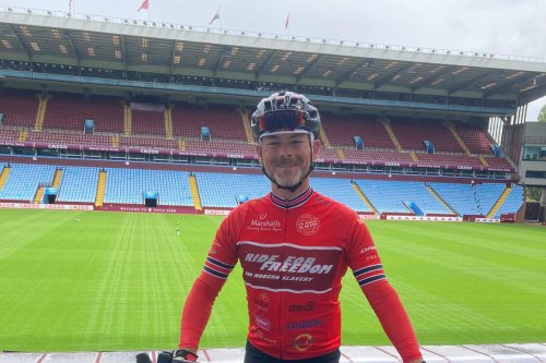 Cyclist set to complete 35-hour London football club ride