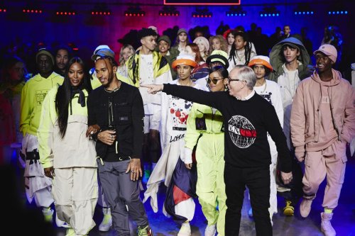 Tommy Hilfiger had the starriest of line-ups for his LFW show