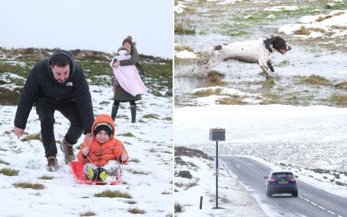 Storm Nelson hits UK with snow falling in Devon as 70mph winds to batter south coast
