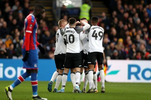 Crystal Palace knocked out of FA Cup as Wayne Rooney captains Derby ...