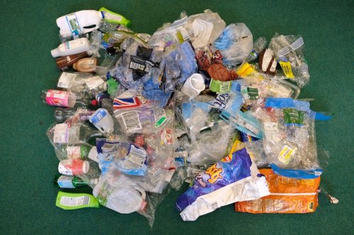 UK households bin 1.7bn pieces of plastic packaging a week, survey suggests