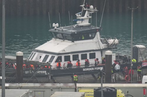 More migrants brought ashore at Dover after crossing the Channel