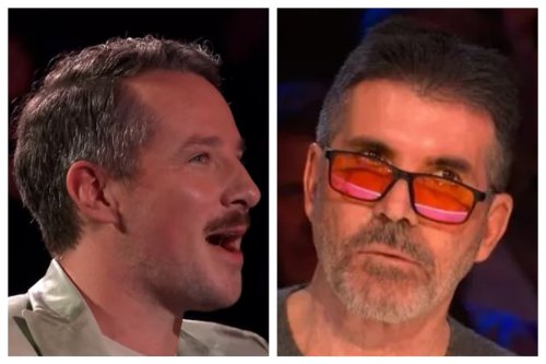 BGT security steps in as audience member interrupts show to sing for stunned Simon Cowell