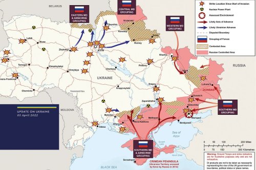 New Map Shows Russian Retreat From Ukrainian Capital Flipboard
