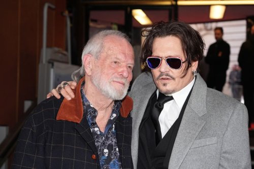 Johnny Depp reunites with Terry Gilliam at UK premiere of film Jeanne Du Barry