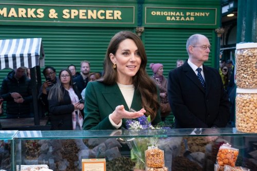 Kate sets her stall out in Leeds as she takes early years campaign to market