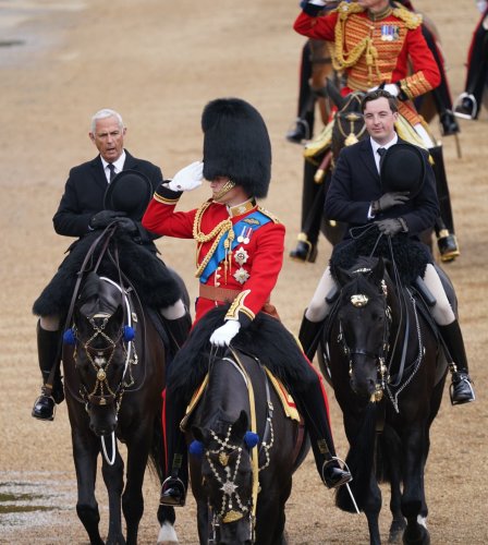William leads Trooping the Colour full dress rehearsal