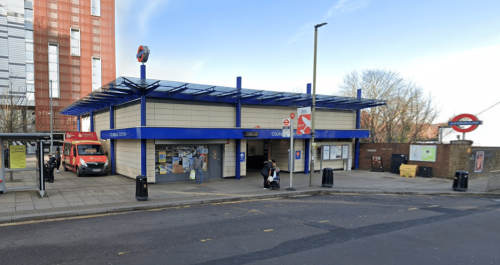 Man dies after 'falling from height' near north London Tube station after engaging with police