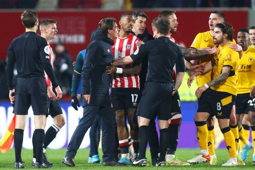 Frank sent off as Brentford lose fourth in a row