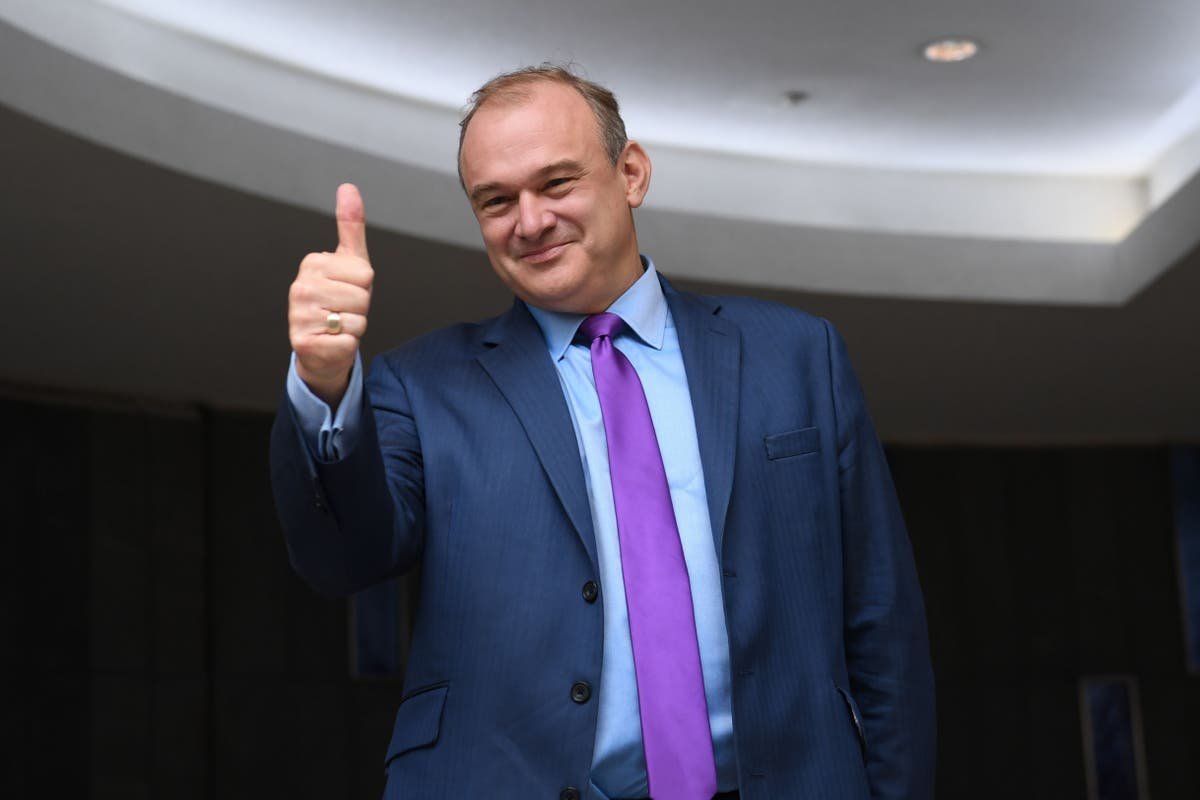 Sir Ed Davey elected leader of the Liberal Democrats