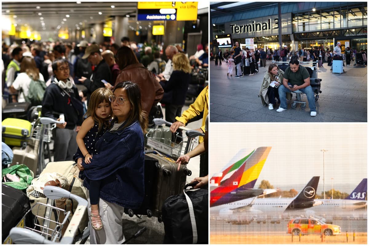 Heathrow and Gatwick worst hit airports as over 1,000 London flights cancelled or delayed in UK air traffic mayhem