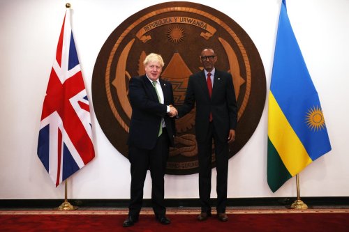 Johnson to stress ‘obvious merits’ of asylum policy to Charles in Rwanda