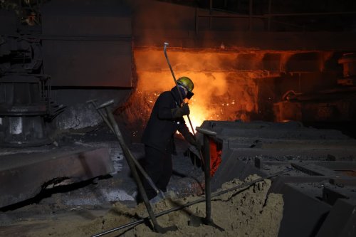 Fuel for blast furnaces and iron ore supplies arrive at British Steel