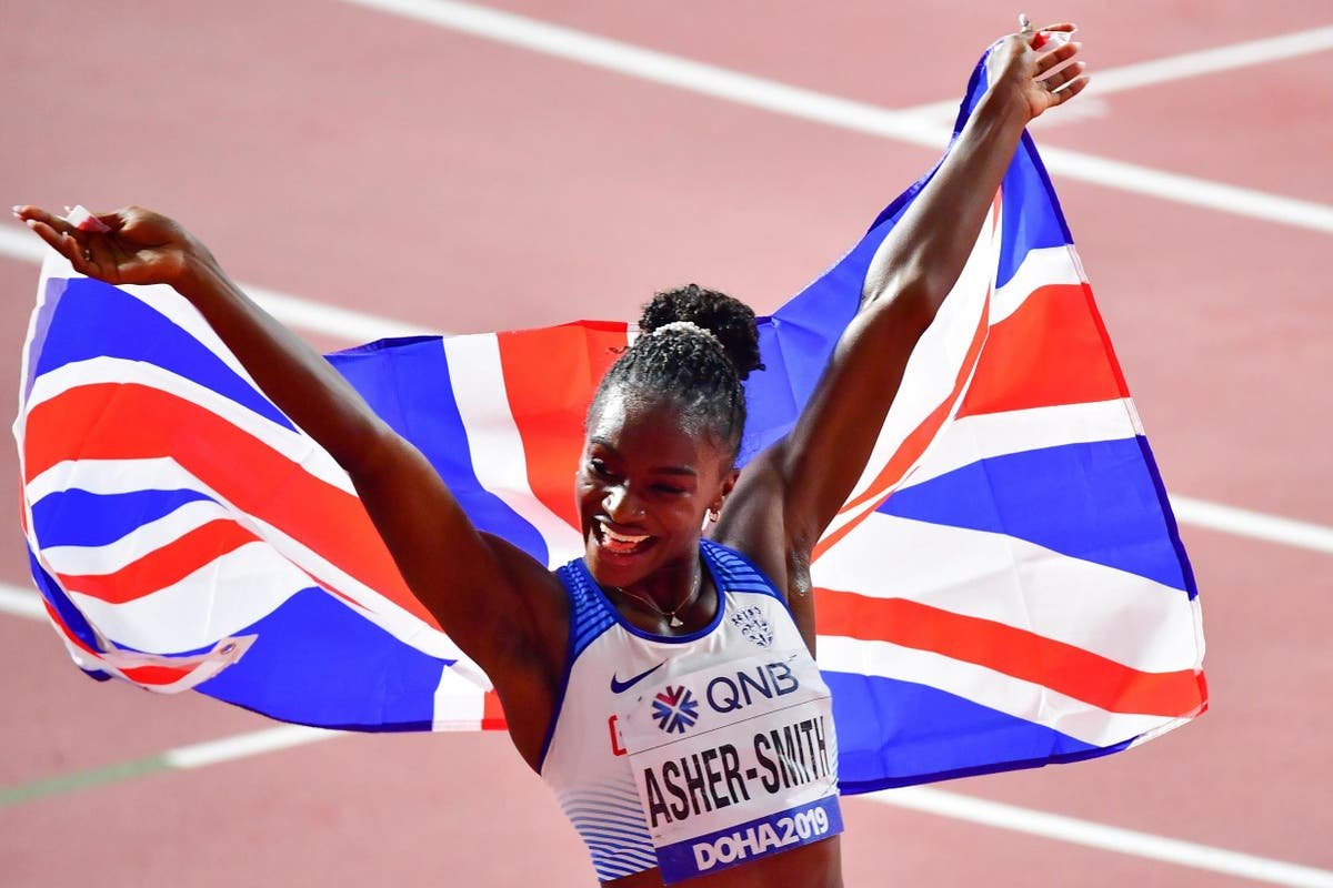 World Athletics Championships: Dina Asher-Smith wins historic 200m gold for Great Britain