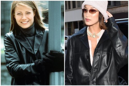 Leather blazers were the ultimate 90s It Girl staple. Now they're back