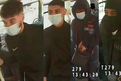 Police hunt four men after teens robbed of their phones on London bus