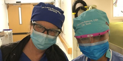 Names on surgical caps boost communication during C-sections, study finds - Scope
