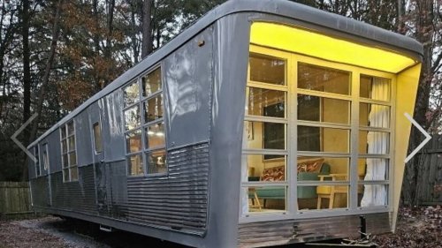 Interior of trailer house for sale in NC will blow you away — seriously. Take a look