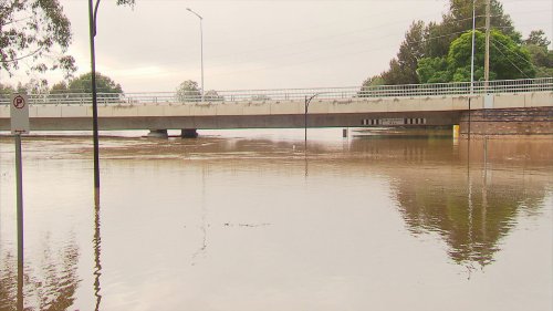 Floodwaters finally reach their peak but evacuation orders remain