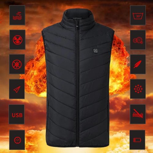 UNISEX WARMING HEATED VEST