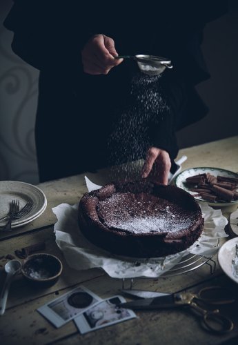 Kladdkaka - Swedish chocolate cake