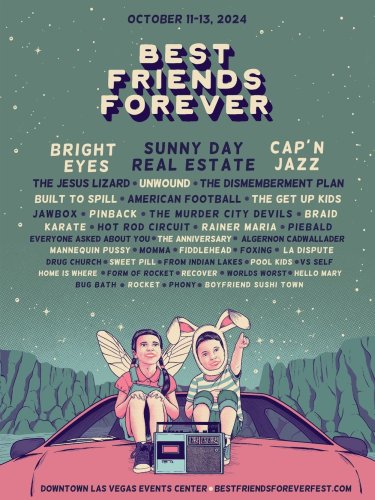 New Second Wave Emo Festival Best Friends Forever Announces 2024 Lineup