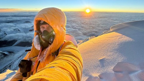 Er will in einer Woche auf den Mount Everest. Manche sagen, er spiele mit dem Tod