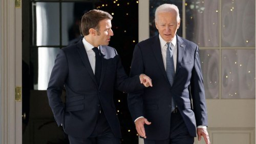 Macron beschwört Biden: Frankreich und USA müssen "wieder Waffenbrüder werden"
