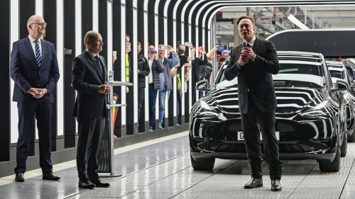 Teslas Werk und Woidkes Beitrag: Versucht Brandenburgs Ministerpräsident Autobauer Tesla mit Taschenspielertricks Wasser zu besorgen?