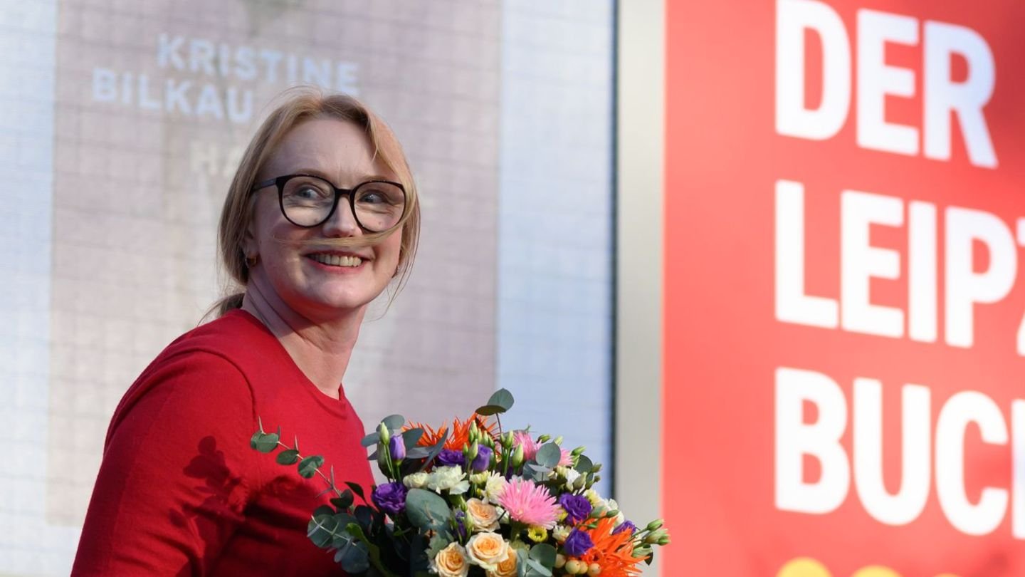 Kristine Bilkau erhält den Preis der Leipziger Buchmesse