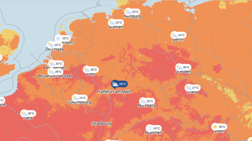 Sommerwetter im Oktober: Diese Karten zeigen, wo es heute am wärmsten wird