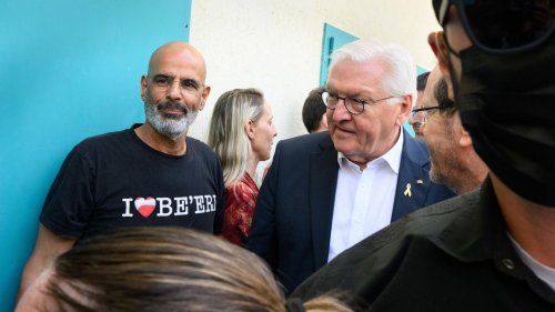 Steinmeier im Kibbuz Be'eri: Wo das Leben nur langsam zurückkehrt