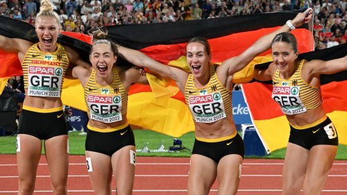 European Championships: Frauen-Staffel sprintet zu Gold